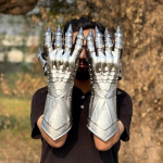 Viduramžių Pir&scaron;tinės Etsingo Pir&scaron;tinių Rinkinys Viduramžių Riterio Gotikinės &Scaron;arvuotos Pir&scaron;tinės Pora Geriausias Helovino Kostiumas Vaidmenų Žaidimas Cosplay