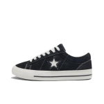 Converse One Star 95 žemi juodi su vintage balta Unisex sportbačiai A14711C 37 black