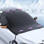 Automobilio priekinio stiklo sniego dangtis Magnetinis sniego skydas Oksfordo audinys Automobilio priekinis stiklas skėčiai nuo saulės &scaron;ilumos izoliacija automobilio skydelio dangtelis