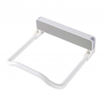 Ant sienos tvirtinamas sulankstomas praustuvo laikymo stovas puodo dangčio lentynos laikiklis, lipnus