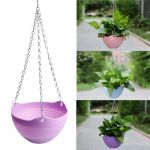 Kabinamas gėlių vazonas, grandininis krep&scaron;ys, sodinuko laikiklis, namų sodo įrankiai, kabinamas sodintuvas žalia