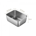 with Lid Kitchen Storage Plate Stainless Steel Food Storage Pan Kitchen Cooking Tools Type B