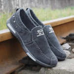 Džinsiniai vyri&scaron;ki drobiniai batai Slip on Sneakers Vyri&scaron;ki 2024 m. vasarai Nauji lauko vairavimo mokasinai Madingi vintažiniai Loafers batai vyrams 39