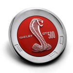 1 vnt. 15 cm metalinis automobilio ženkliukas emblema galinis lipdukas dekoracija SHELBY GT 50 metų logotipas Ford Mustang RANGER Fiesta F150 Edge Escape C