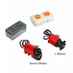 Sportinio automobilio technologinis blokas 1:14 Raudonas Power Function L/Servo Motorų Rinkinys Su Nuotolinio Valdymo Pultu Moc Kaladėlės PASIDARYK PATS Dalys Modelio Žaislai