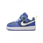 Nike Court Borough Low 2 TD Mėlynės Kūdikio Sportbačiai Mystic-Navy Vidutini&scaron;kai Mėlyni University-Blue DM1471-400 22