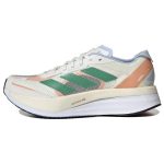 Adidas Adizero Boston 11 White Tint Court Green Moteri&scaron;ki sportbačiai Coral-Fusion HQ3697 36