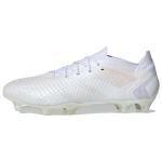Adidas Predator Accuracy.1 žemi suvarstomi futbolo bateliai kietai dangai Unisex Futbolo bateliai Balti GW4576 40⅔