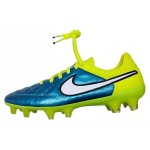 Nike Tiempo Legend V Apvalus pir&scaron;tas Patogūs FG (Guminiai ilgi smaigai) Neslystantys Patvarūs Futbolo Batai Unisex Futbolo Batai Mėlyni 744951-401 36