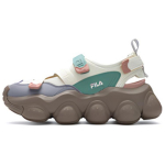 FILA Fragola Bra&scaron;kių Batai Madingi Trendi&scaron;ki Patogūs Universalūs Paplūdimio &Scaron;lepetės Moteri&scaron;kos &Scaron;lepetės Baltos Pilkos Violetinės F12W421402FAD 37.5