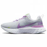 Nike React Infinity Run Flyknit 3 'Grey Rush Fuchsia' Moteri&scaron;ki sportbačiai DZ3016-100 36