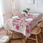 Mažų &scaron;viežių slyvų žiedų spausdinimas Pagrindinis puslapis Stačiakampės staltiesės, skirtos stalo dekoravimui, vandeniui atsparios nuo dėmių Nappe De Table 40-70cm