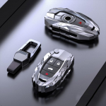 Naujas cinko lydinio automobilio rakto dangtelis, skirtas Chevrolet Cruze Aveo Trax Opel Astra Corsa Meriva Zafira Antara J Buick Key Folding Gray