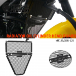Motociklai YAMAHA XSR125 2022 2023 2024 Radiatoriaus apsauga Alyvos cilindro galvutė Apsaugos komplektas Radiatoriaus alyvos cilindro galvutė XSR125
