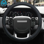 for Land Rover freelander 2 discovery 3 Car Steering Wheel Cover Leather 100% DERMAY Brand Auto Accessories