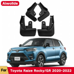 Purvasargiai, skirti Toyota Raize Rocky GR 2022 purslų apsaugai sparnai purvasaugiai priekiniams galiniams purvasaugiams Toyota Raize Rocky