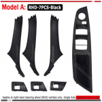 Original Right Hand Drive RHD For BMW 5 series F10 F11 Beige Black Car Interior Inner Door Handle Panel Pull Trim Cover Model B Beige White