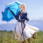 Anime Violet Evergarden Cosplay Kostiumas Princesės Tarnaitės Suknelė Anime Violet Evergarden Kostiumas Moterims Helovinas Dydis XS-3XL XS
