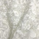 Auk&scaron;tos kokybės 100x130cm 3D rožių gėlių audinio nėrinių amatas Suknelė Vestuvės &Scaron;ventė Kilimo fonas Dekoracija Patchwork Siuvimas Telas 100x135cm