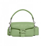 Coach Pillow Tabby 18 Klasikinė C sagtelė Odinė peties rankinė Debesėlio formos rankinė Moteri&scaron;kos rankinės Žalia C3880-LHTY6 Basic Set (Bag+Dust Bag)