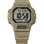 CASIO SKAITMENINIS 100m Atsparus vandeniui Kvarcinis Mechanizmas Laikrodis Unisex Pilkas Ciferblatas AE-1600H-5AV Gray Dial black