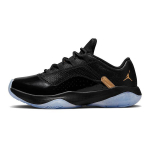 Air Jordan 11 CMFT Low GS Juoda Metalo Aukso CZ0907-007 36.5