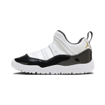 Jordan Air Jordan 11 žemi vaiki&scaron;ki krep&scaron;inio batai Balti Juodi Vaikams BQ7101-170 29.5 white