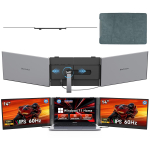 Blackview DCM6 Pro Ne&scaron;iojamas monitorius 14 FullHD 60Hz IPS Itin plonas USB-C Garsiakalbis Monitorius with HIBOOK6(16+512) juoda