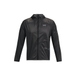Under Armour Qualifier Storm sulankstomas kvėpuojantis audinio bėgimo &scaron;varkas su gobtuvu vyrams Juodas 1326597-010 S