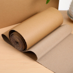 1 ritinėlis gofruoto kartono ritinėlis vienpusis gofruotas amatų dekoras DIY gofruotas ritinėlis amatų pakuotės siuntimo sandėliavimo reikmenys As shown