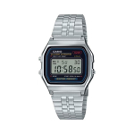 Casio Individualizuotas laikrodis modifikuota serija studentams retro klasikinio mažo kvadratinio stiliaus madingas sportinis vandeniui atsparus kvarcinis plieninė apyrankė sa A159WA-N1D juoda