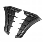 2 vnt. Naujas automobilio dekoras Sparno kėbulo &scaron;oninis emblemos lipdukas Dacia Logan Sandero Duster Lodgy Spring Jogger Dokker Automobilio priedams black