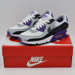 DH8010-110 Nike Air Max 90 Baltas Juodas Vilko Pilkas Geležies Pilkas (Moterų) 7W black