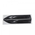 2 vnt./partija 20cm X 2.9cm ABS R ženkliuko lipdukas Automobilio &scaron;oninės juostelės Sportinis sparnas Sparnas Emblema Aksesuarai Golf Polo Tiguan Rline R-Line 20cm X 2.9cm&2pcs Rline