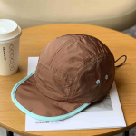 Vintažinė reguliuojama unisex kepurė lauko žygiams ir alpinizmui as the picture ruda