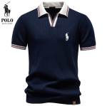 Polo Ralph Lauren 2026 Vasara Naujas Moteri&scaron;kas Siuvinėjimo Laisvalaikio Kontrastinis Polo Mar&scaron;kinėlis Trumpomis Rankovėmis Moteri&scaron;kas Vilnonis Vir&scaron;us L black