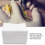 50 vnt. vienkartinis tatuiruotės servetėlės ​​popierinis rank&scaron;luostis nuolatinės tatuiruotės tatuiruotės priedas