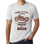 Vyri&scaron;kas Vintažinis Mar&scaron;kinėliai Grafinis Mar&scaron;kinėlis Easy Rider Nuo 2012 m. Vintažinis Baltas XS baltos spalvos nuo blyksnio