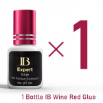 1 Butelis IB Wine Red Cap Expert klijai blakstienų priauginimui 5ml