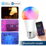 I&scaron;manioji &bdquo;Wifi&ldquo; lemputė Alexa E27 LED lemputė, skirta &bdquo;Apple Android Dohome Siri&ldquo; valdymui balsu &bdquo;Google Home&ldquo; laikmačio funkcija RGBCW Bluetooth 12W E27