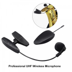 Profesionalus UHF belaidis saksofono mikrofonas žalvario instrumento mikrofono sistemos imtuvas ir