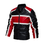 Rudens žiemos striukė Vyri&scaron;ki siuvinėjimai Beisbolo striukės Pu odiniai paltai Slim Fit College Malleluxury Fleece Pilot odinės striukės XL