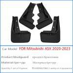 TIK Mitsubishi ASX 2022 2023 Purvasaugis Sparnas Purvasaugis Apsauginiai Purvasaugiai Automobilių priedai Priekiniai Galiniai juoda