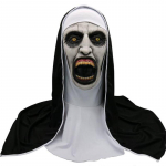 Siaubo kaukės kostiumas Valak Helovinas Cosplay Baisios kaukės su skarele