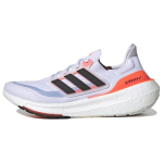 adidas UltraBoost Light White Solar Red Unisex sportbačiai Cloud-White Core-Black HQ6351 41⅓ white