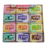 Chucsi slime 6 tipai x 2p rinkinys, Talba, Mangba, Kiba, Choba, Bulyo, Mincho populiarūs korėjiečių žaislai brown