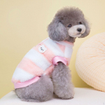 Jauki &Scaron;unų vilnos striukė &ndash; &scaron;ilti žieminiai drabužiai aktyviems &scaron;unims brown L