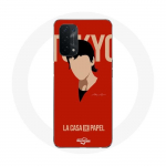 Coque pour Oppo A74 5G La casa de papel Tokyo Fanart logo