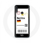 Coque pour Huawei p30 lite Billet d'avion berlin