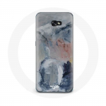Coque pour Samsung Galaxy A3 2017 Fond de texture abstraite gris pilka